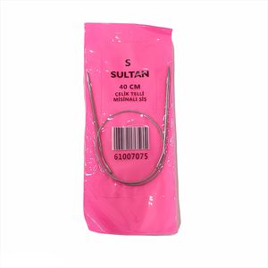 Sultan Çelik Misinalı Şiş 40cm