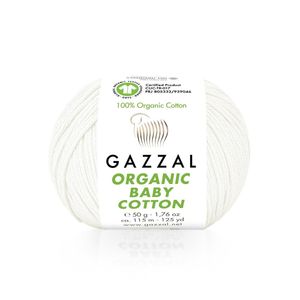 Gazzal Organic Baby Cotton 50gr 415 beyaz