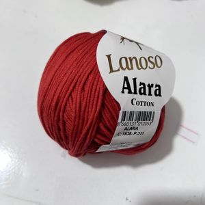 Lanoso Alara 50gr 1938-CANLI KIRMIZI