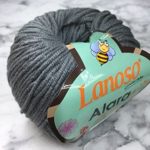 Lanoso Alara 50gr 953-KOYU GRİ