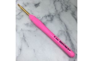 Shuma Yumuşak Silikon Saplı Yün Tiğ Pembe Saplı 5mm