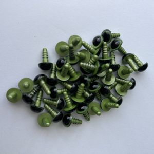 10mm Renkli Kilitli Göz İthal SAF YEŞİL