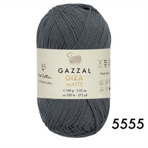 Gazzal Giza Matte 100gr 5555-GRİ