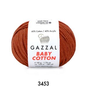 Gazzal Baby Cotton 50 gram  3453 Tarçın