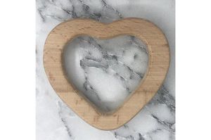 Kayın Ağacı Diş Kaşıyıcı Kalp