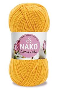 Nako Cotton Lüks 100gr 330m 97553-KOYU SARI