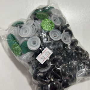 20mm Simli Kilitli Göz(Çift) Yeşil