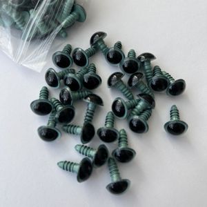 12mm Renkli Kilitli Göz İthal (Çift) TURKUAZ