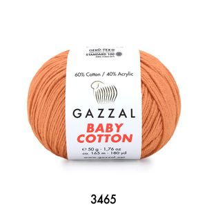 Gazzal Baby Cotton 50 gram  3465 Şeftali