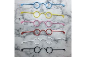 Plastik Amigurumi Gözlük beyaz