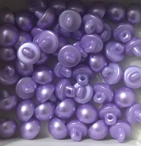 İnci Düğme 10mm (Çift) lila