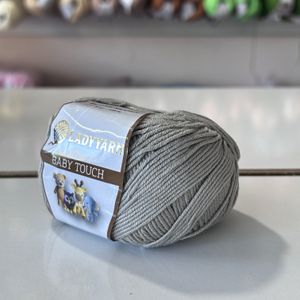 Lady Yarn Baby Touch 50gr CA029-GRİ
