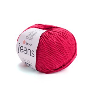 Yarnart Jeans 50gr 51-Koyu kırmızı