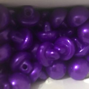 İnci Düğme 10mm (Çift) MOR