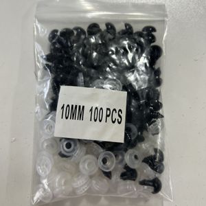 Siyah Göz Paketi 50 Çift 10mm