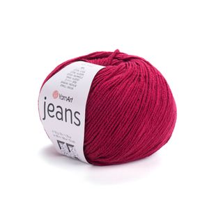 Yarnart Jeans 50gr 66-bordo