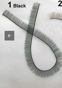 AMİGURUMİ KİRPİK 20 CM GENİŞLİĞİNDE (1 CM UZUNLUĞUNDA) siyah