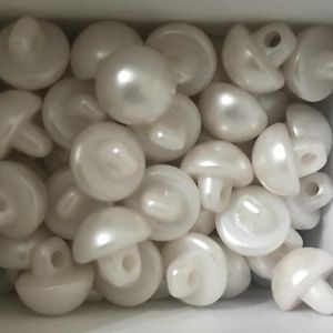 İnci Düğme 10mm (Çift) ekru