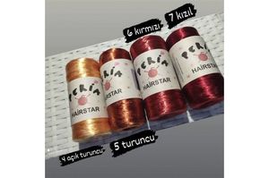 Peria Hairstar Saç İpi 100gr açık turuncu