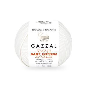Gazzal Baby Cotton XL 50gr 3432XL Beyaz