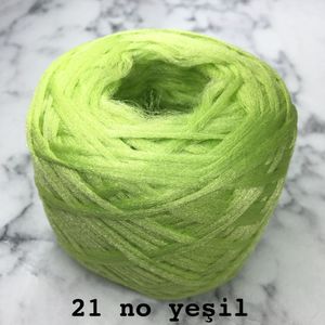 Sentetik Saç İpi 50gr 21-YEŞİL