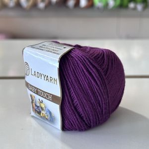 Lady Yarn Baby Touch 50gr CA018-PATLICAN MORU