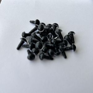 8mm Renkli Kilitli Amigurumi Göz ŞEFFAF