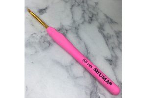 Shuma Yumuşak Silikon Saplı Yün Tiğ Pembe Saplı 5.5mm