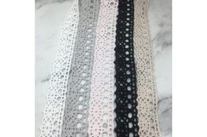 Pamuk Dantel Dar 1 Metre (1.5cm En) Gri