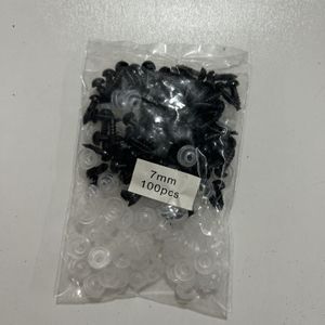 Siyah Göz Paketi 50 Çift 7mm