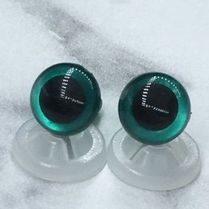 10mm Renkli Kilitli Göz İthal METALİK YEŞİL