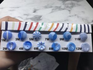 BEBE DÜĞME MAVİ ADET 1M