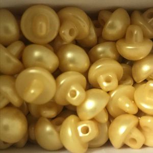 İnci Düğme 10mm (Çift) SARI