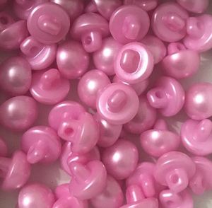 İnci Düğme 10mm (Çift) PEMBE