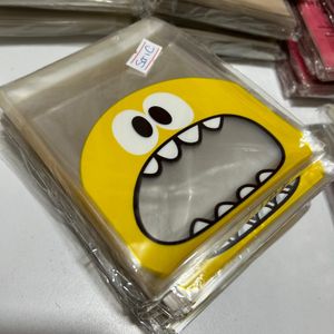 Şeffaf Poşet 10x10cm (10 adet) SARI C