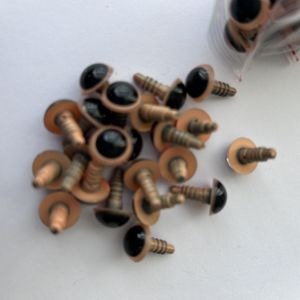 12mm Renkli Kilitli Göz İthal (Çift) AÇIK TURUNCU