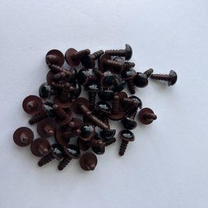 10mm Renkli Kilitli Göz İthal KAHVERENGİ