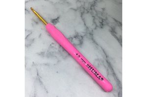 Shuma Yumuşak Silikon Saplı Yün Tiğ Pembe Saplı 4.5mm