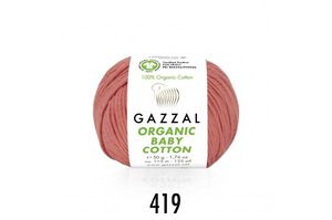 Gazzal Organic Baby Cotton 50gr 419 Nar Çiçeği