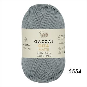 Gazzal Giza Matte 100gr 5554-GRİ