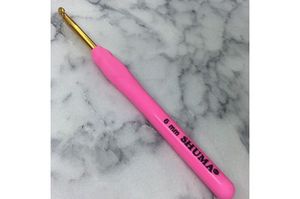 Shuma Yumuşak Silikon Saplı Yün Tiğ Pembe Saplı 6mm