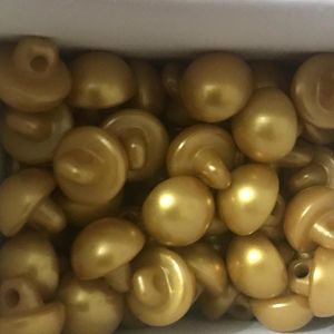 İnci Düğme 10mm (Çift) hardal