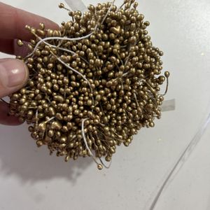 Yapay Çiçek Tohumu (Tomurcuk) 30 adet Gold