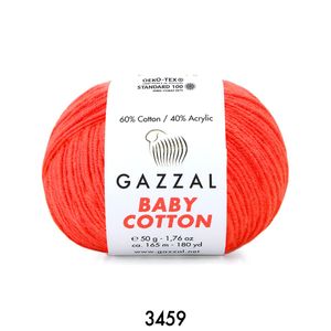Gazzal Baby Cotton 50 gram  3459 Neon Turuncu