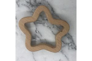 Kayın Ağacı Diş Kaşıyıcı Yıldız