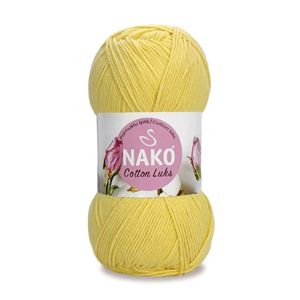 Nako Cotton Lüks 100gr 330m 97554-AÇIK SARI