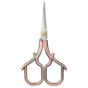 Vintage Nakış Makası Kare 11 cm Rose Gold