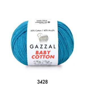 Gazzal Baby Cotton 50 gram  3428 Körfez Mavi