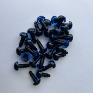 10mm Renkli Kilitli Göz İthal METALİK MAVİ