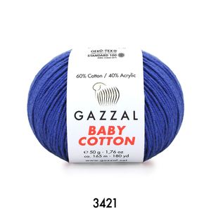 Gazzal Baby Cotton 50 gram  3421 Saks 